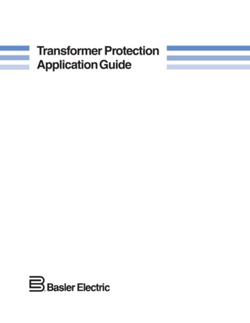 Transformer Protection Application Guide