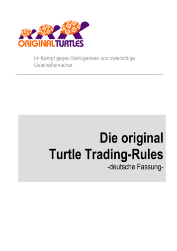 Die Original Turtle Trading-Rules - Pipsologie