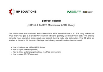 PdfPost Tutorial - BP SOLUTIONS