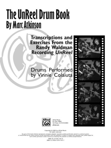 The UnReel Drum Book - Hudson Music