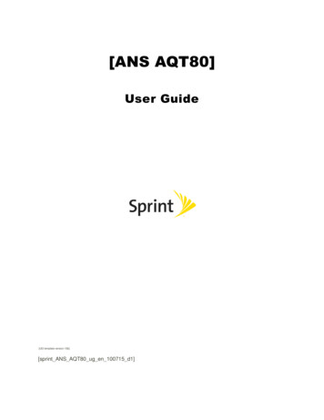 [ANS AQT80] - FCC ID