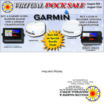 VIRTUAL DOCK SALE August 8th - August 23rd