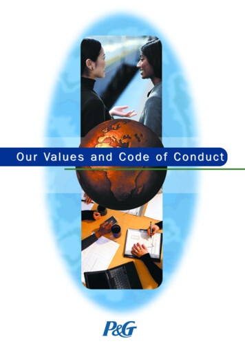 Our Values And Code Of Conduct - P&G
