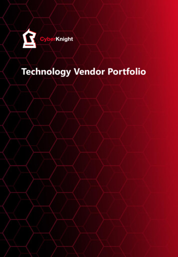 Technology Vendor Portfolio