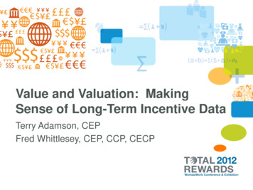Value And Valuation: Making Sense Of Long-Term Incentive Data