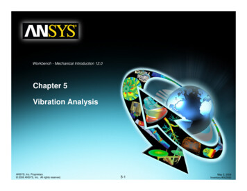 Chapter 5 Vibration Analysis - ETU