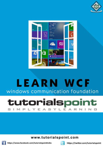 Windows Communication Foundation - WCF Tutorial