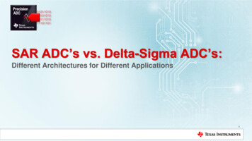 SAR ADC’s Vs. Delta Sigma ADC’s - TI Training & Videos