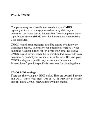 What Is CMOS? CMOS - Payaldungarwal.files.wordpress 
