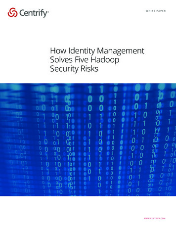 How Identity Management Solves Five Hadoop Security Risks