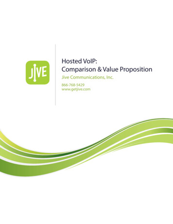 Hosted VoIP : Comparison & Value Proposition