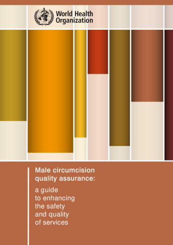 Male Circumcision Quality Assurance - WHO