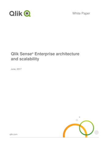 Qlik Sense Enterprise Architecture And Scalability