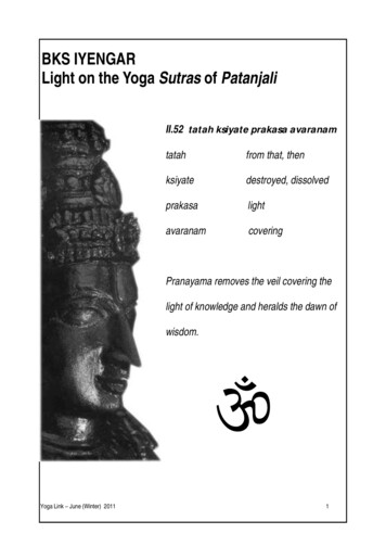 BKS IYENGAR Light On The Yoga Sutras Of Patanjali