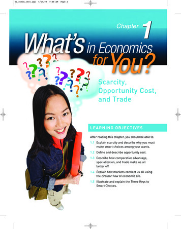 Scarcity, Opportunity Cost, And Trade - Pearson
