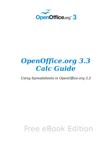 OpenOffice 3.3 Calc Guide