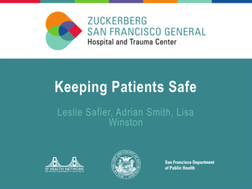 Keeping Patients Safe - San Francisco
