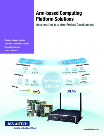 Arm-based Computing Platform Solutions - Advantech