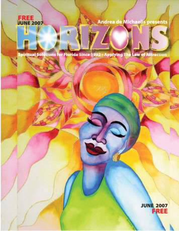 FREE JUNE 2007 - Horizons Magazine