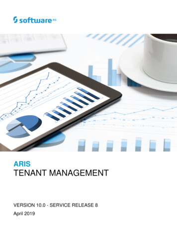 ARIS Tenant Management - Software AG