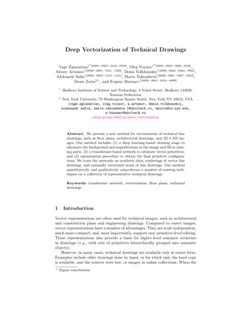 Deep Vectorization Of Technical Drawings - ECVA