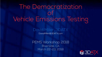 The Democratization Of Vehicle Emissions Testing