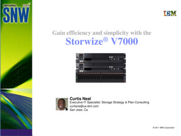 Gain Efficiency And Simplicity With The Storwize V7000