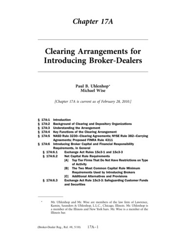 2010 Broker Dealer Regulation - Lawrence Kamin, LLC