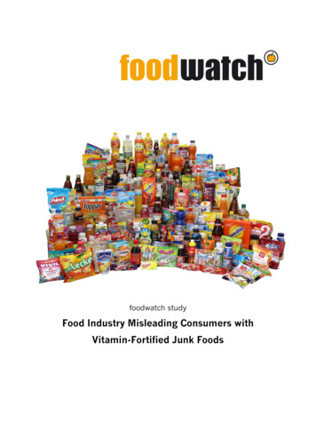 Food Industry Misleading Consumers With Vitamin-Fortified Junk Foods