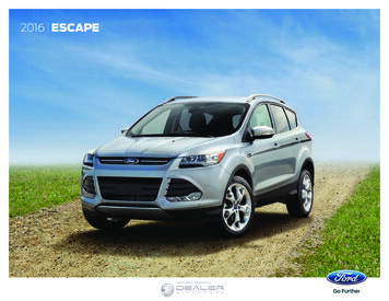 2016 Ford Escape Brochure - Cdn.dealereprocess 