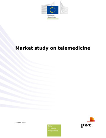 Market Study On Telemedicine - European Commission