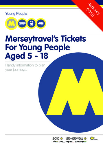 Merseytravel's Tickets For Young People Aged 5 - 18