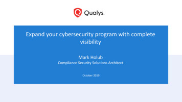 Expand Your Cybersecurity Program With Complete Visibility - SecTor