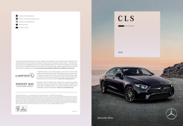 2019 Mercedes-Benz CLS Brochure - S3-us-west-1.amazonaws 