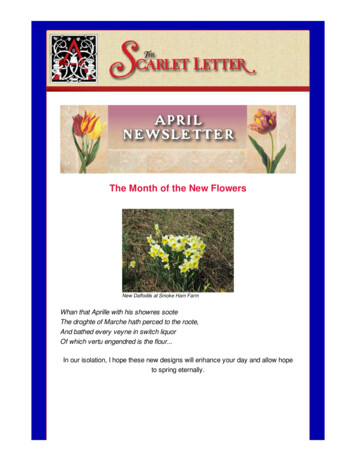 The Month Of The New Flowers - Scarlet-letter 