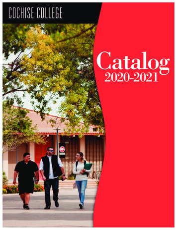 Catalog - Cochise College