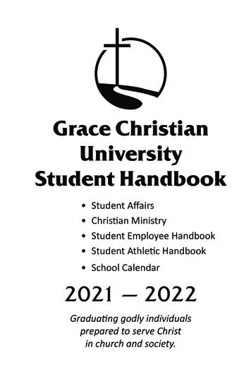 Grace Christian University Student Handbook