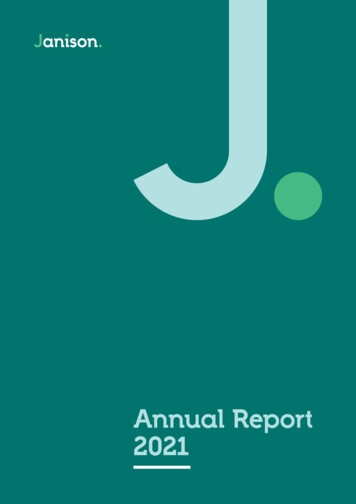 Annual Report 2021 - Janison
