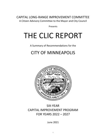 Presents THE CLIC REPORT - Minneapolis