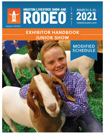 Updated: 3/20/2021 - Houston Livestock Show And Rodeo