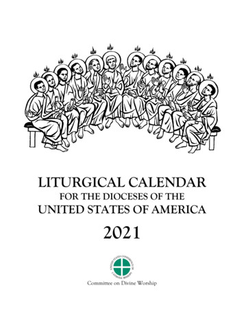 Liturgical Calendar - Usccb