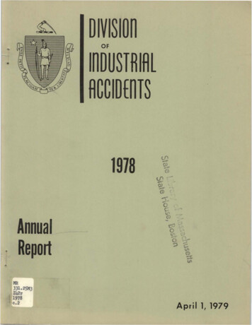 OF InDUSTRIAl ACCIDEnTS