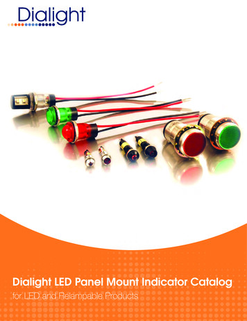 Dialight LED Panel Mount Indicator Catalog