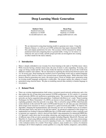 Deep Learning Music Generation - Stanford University
