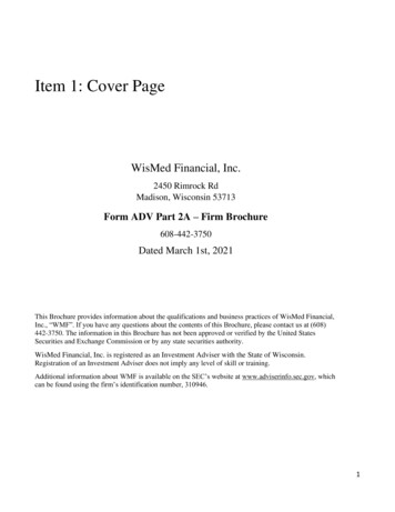 Item 1: Cover Page - Garrett Planning Network