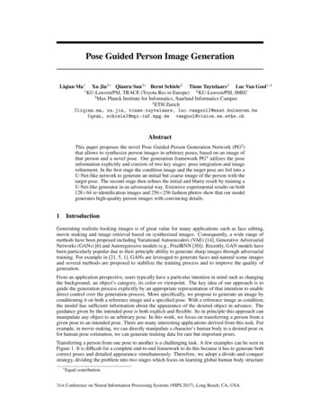 Pose Guided Person Image Generation - NeurIPS