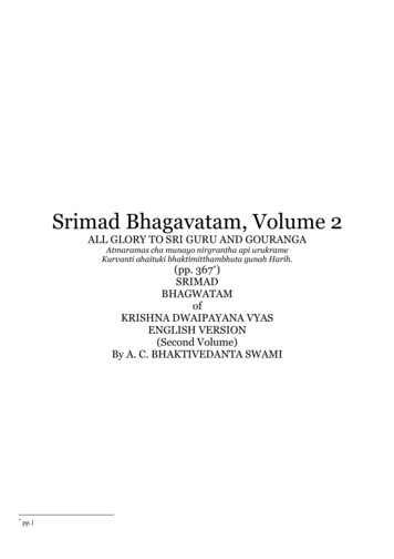 Srimad Bhagavatam, Volume 2 - Prabhupada