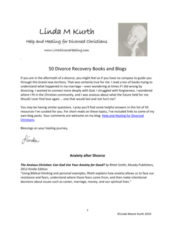 50 Divorce Recovery Books And Blogs - Lindamkurth 
