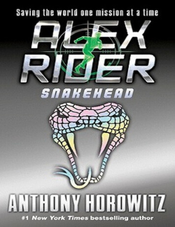 Alex Rider 7 - Snakehead - English Creek