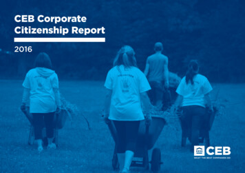CEB Corporate Citizenship Report